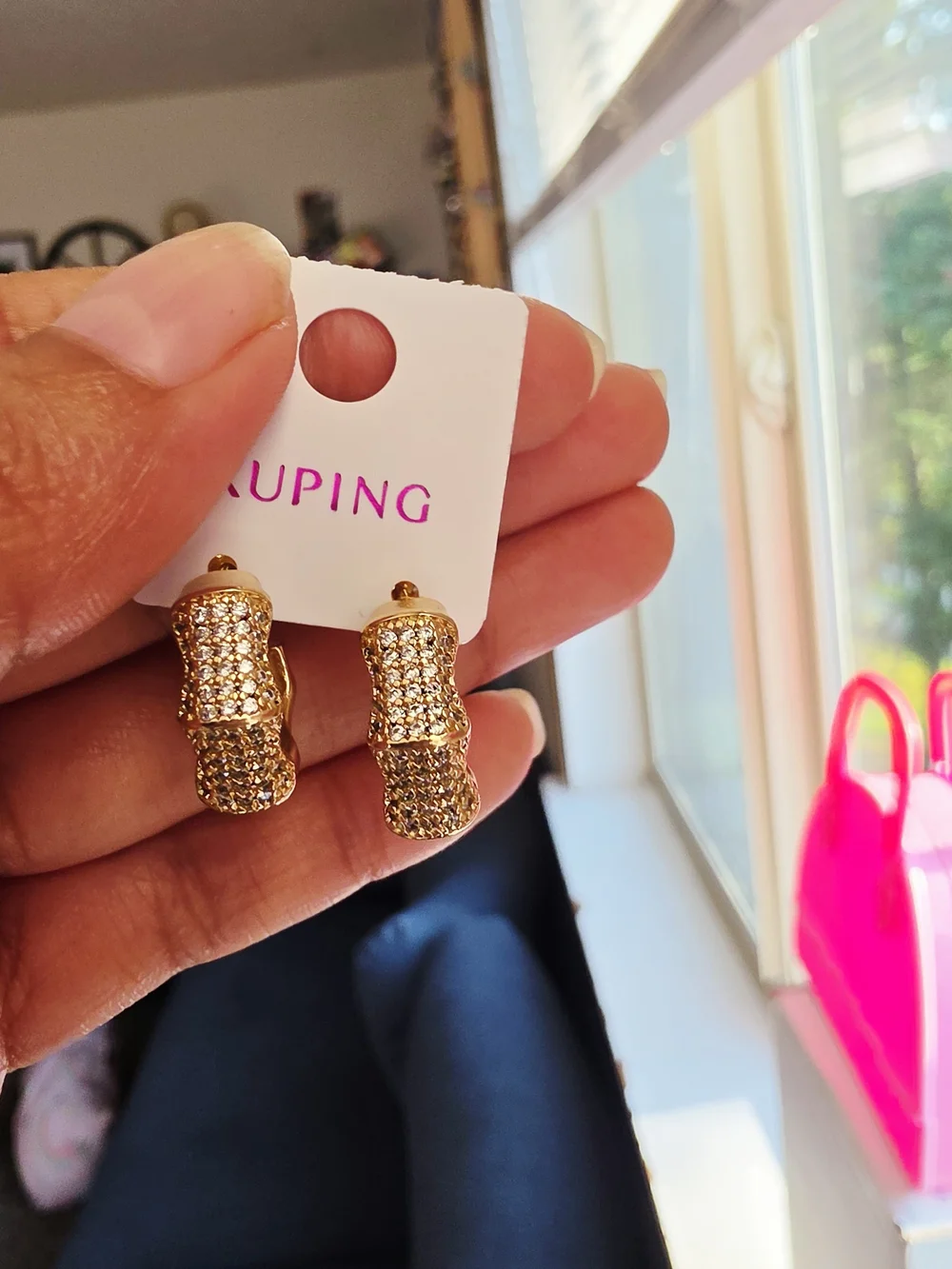 Argollas Para Dama Oro Laminado 14k